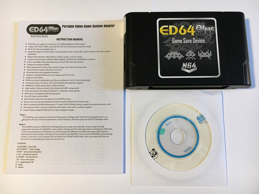 Manual - ED64 Plus - Nintendo 64 - Everdrive Flashcart