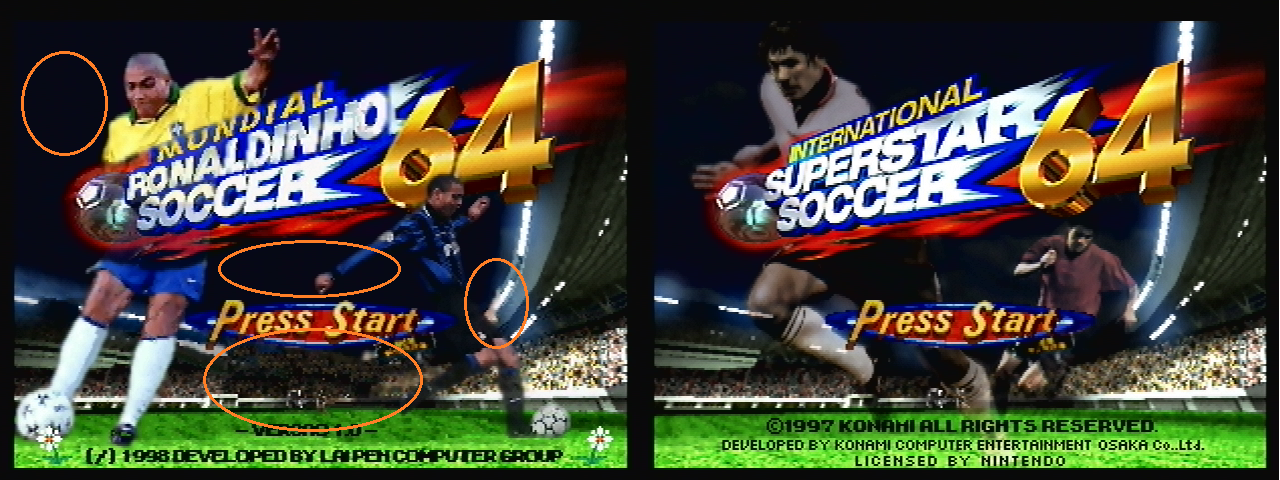 Games Like Mundial Ronaldinho Soccer 64